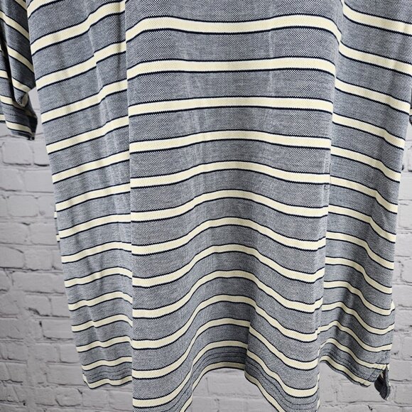 Tehama Clint Aspen Glen 100% Pima Cotton  Stiped Short Sleeve Golf Polo Size XXL - Picture 11 of 13